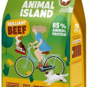 Animal Island 12kg Ξηρά Τροφή χωρίς Σιτηρά & Γλουτένη για Ενήλικους Σκύλους με Βοδινό