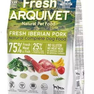 Arquivet Fresh 2.5kg Ξηρά Τροφή Σκύλων χωρίς Σιτηρά & Γλουτένη με Χοιρινό και Ψάρια