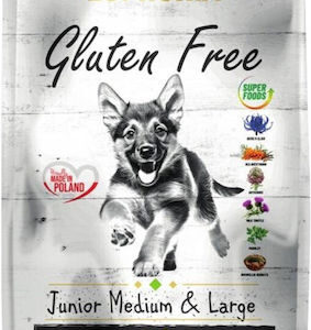 Dog Food 2kg Ξηρά Τροφή Σκύλων Μεσαίων & Μεγαλόσωμων Φυλών χωρίς Γλουτένη με Αρνί