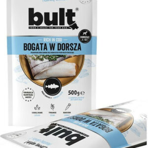 Bult Mielonka Bogata W Dorsza Saszetka Dla Psa Υγρή Τροφή για Γάτες με Μπακαλιάρο, Ψάρια και Κρέας 500gr