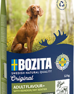 Bozita Original 12kg Ξηρά Τροφή χωρίς Γλουτένη για Ενήλικους Σκύλους με Τάρανδο