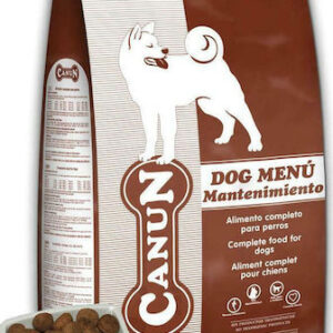 Canun Dog Menu Adult 20kg Ξηρά Τροφή χωρίς Γλουτένη για Ενήλικους Σκύλους με Βοδινό, Κοτόπουλο και Χοιρινό