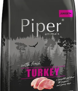 Piper Junior Turkey 12kg Ξηρά Τροφή χωρίς Σιτηρά & Γλουτένη για Κουτάβια με Γαλοπούλα