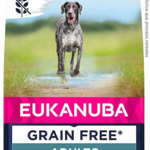 Eukanuba Grain Free 12kg Ξηρά Τροφή χωρίς Σιτηρά & Γλουτένη για Ενήλικους Σκύλους Μεγαλόσωμων Φυλών με Ψάρια