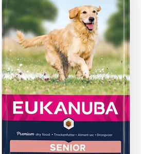 Eukanuba 12kg Ξηρά Τροφή χωρίς Γλουτένη για Ηλικιωμένους Σκύλους Μεγαλόσωμων Φυλών με Αρνί, Ρύζι και Κοτόπουλο