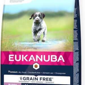 Eukanuba Breed 3kg Ξηρά Τροφή χωρίς Σιτηρά & Γλουτένη για Κουτάβια Μεγαλόσωμων Φυλών με Ψάρια