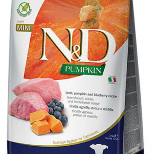 Farmina N&D Pumpkin Puppy Mini 0.8kg Ξηρά Τροφή χωρίς Σιτηρά & Γλουτένη για Κουτάβια Μικρόσωμων Φυλών με Αρνί