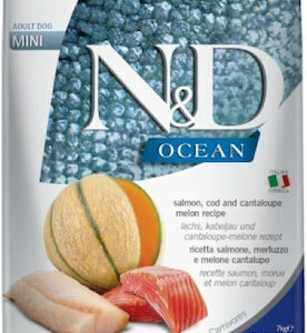 Farmina Ocean Dog 7kg Ξηρά Τροφή χωρίς Γλουτένη για Ενήλικους Σκύλους Μικρόσωμων Φυλών με Σολομό