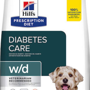 Hill's Prescription Diet w/d Diabetes Care 10kg Ξηρά Τροφή Διαίτης για Ενήλικους Σκύλους με Κοτόπουλο
