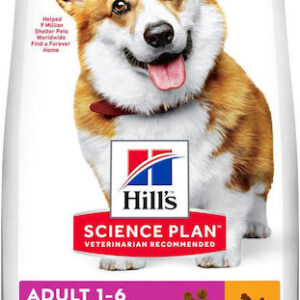 Hill's Science Plan Adult 1-6 Small & Mini 3kg Ξηρά Τροφή για Ενήλικους Σκύλους Μικρόσωμων Φυλών με Κοτόπουλο και Ρύζι