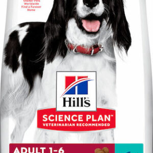 Hill's Science Plan Adult Medium 2.5kg Ξηρά Τροφή χωρίς Γλουτένη για Ενήλικους Σκύλους Μεσαίων Φυλών με Ρύζι και Τόνο