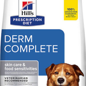 Hill's Prescription Diet Derm Complete 1.5kg Ξηρά Τροφή για Ενήλικους Σκύλους με Κρέας