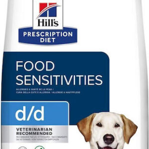 Hill's D D Food Sensitivities 4kg Ξηρά Τροφή Σκύλων χωρίς Γλουτένη με Πάπια και Ρύζι