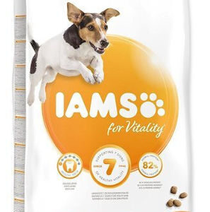 Iams 12kg Ξηρά Τροφή χωρίς Γλουτένη για Ενήλικους Σκύλους Μικρόσωμων & Μεσαίων Φυλών με Κοτόπουλο και Κρέας