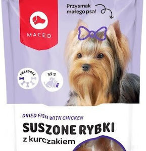 Maced Λιχουδιά Σκύλου Μικρόσωμων Φυλών χωρίς Γλουτένη με Ψάρι 60gr 320467