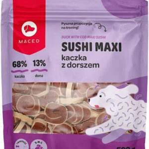 Maced Maxi Sushi Λιχουδιά Σκύλου με Πάπια και Μπακαλιάρο 500gr