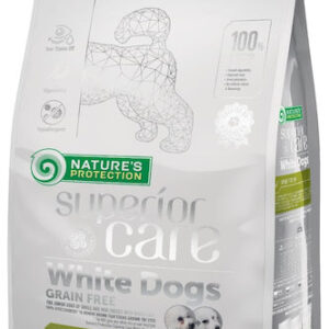Nature's Protection Superior Care White Dogs Junior Small & Mini 10kg Ξηρά Τροφή χωρίς Σιτηρά & Γλουτένη για Κουτάβια με Ψάρια