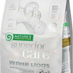 Nature's Protection Superior Care White Dogs Adult Small & Mini 10kg Ξηρά Τροφή χωρίς Σιτηρά & Γλουτένη για Ενήλικους Σκύλους Μικρόσωμων Φυλών με Αρνί