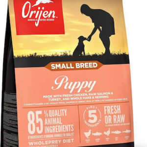 Orijen Puppy Small Breed 1.8kg Ξηρά Τροφή χωρίς Σιτηρά για Κουτάβια Μικρόσωμων Φυλών με Γαλοπούλα, Κοτόπουλο και Σολομό