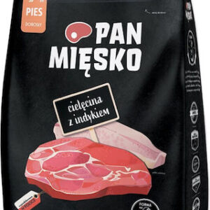 Pan Miesko 3kg Ξηρά Τροφή χωρίς Γλουτένη για Ενήλικους Σκύλους Μεσαίων Φυλών με Κρέας και Γαλοπούλα
