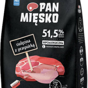 Pan Miesko 20kg Ξηρά Τροφή για Κουτάβια με Μοσχάρι και Ορτύκι