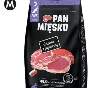 Pan Miesko 9kg Ξηρά Τροφή χωρίς Γλουτένη για Ηλικιωμένους Σκύλους Μεσαίων Φυλών με Αρνί