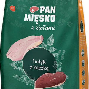 Pan Miesko 9kg Ξηρά Τροφή για Ενήλικους Σκύλους με Κρέας, Γαλοπούλα και Πάπια