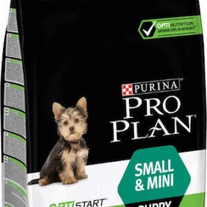 Purina Pro Plan OptiStart Small & Mini Puppy 3kg Ξηρά Τροφή χωρίς Γλουτένη για Κουτάβια Μικρόσωμων Φυλών με Κοτόπουλο