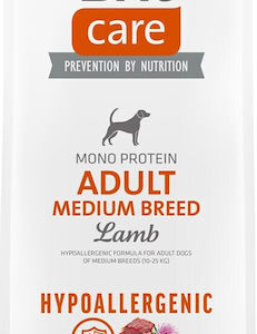 Brit Care Adult Medium Breed Hypoallergenic 12kg Ξηρά Τροφή χωρίς Γλουτένη για Ενήλικους Σκύλους Μεσαίων Φυλών με Αρνί
