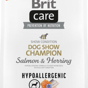 Brit Care Dog Show Champion 3kg Ξηρά Τροφή χωρίς Σιτηρά & Γλουτένη για Ενήλικους Σκύλους με Ρέγγα και Σολομό
