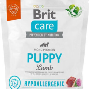 Brit Care Puppy Hypoallergenic 1kg Ξηρά Τροφή χωρίς Γλουτένη για Κουτάβια με Αρνί