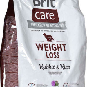 Brit Care Weight Loss 3kg Ξηρά Τροφή Διαίτης, χωρίς Γλουτένη για Ενήλικους Σκύλους με Κουνέλι και Ρύζι