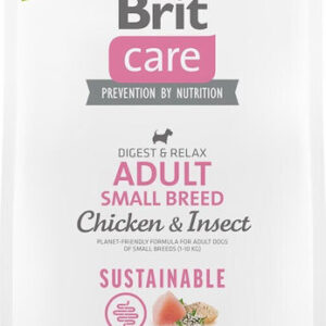 Brit Care Adult Small Sustainable 3kg Ξηρά Τροφή χωρίς Γλουτένη για Ενήλικους Σκύλους Μικρόσωμων Φυλών με Κοτόπουλο
