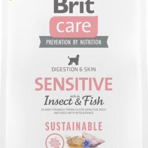 Brit Care Digestion & Skin Sensitive 3kg Ξηρά Τροφή χωρίς Σιτηρά & Γλουτένη για Ενήλικους Σκύλους με Ψάρια