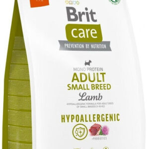 Brit Care Hypoallergenic 3kg Ξηρά Τροφή χωρίς Γλουτένη για Ενήλικους Σκύλους Μικρόσωμων Φυλών με Αρνί και Ρύζι