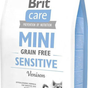 Brit Care Grain-free Sensitive 2kg Ξηρά Τροφή Σκύλων χωρίς Σιτηρά & Γλουτένη με Κρέας, Ελάφι, Κοτόπουλο, Μήλο και Σολομό