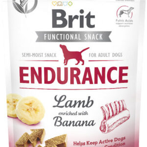Brit Functional Snack Endurance Lamb & Banana Ασβέστιο Σκύλου 150gr για Ενίσχυση Οργανισμού