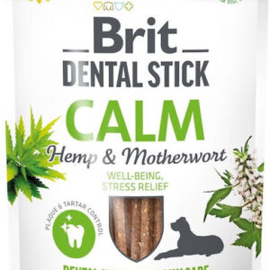 Brit Dental Stick Calm Hemp & Materwort Οδοντικό Stick Σκύλου 251gr