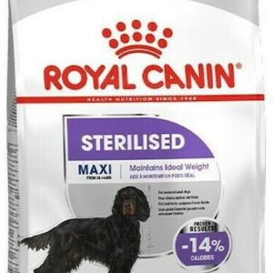 Royal Canin Maxi Sterilised 12kg Ξηρά Τροφή για Ενήλικους Στειρωμένους Σκύλους Μεγαλόσωμων Φυλών με Καλαμπόκι και Πουλερικά