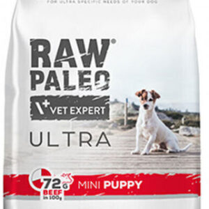 Raw Paleo 2kg Ξηρά Τροφή χωρίς Σιτηρά & Γλουτένη για Κουτάβια Μικρόσωμων Φυλών με Βοδινό