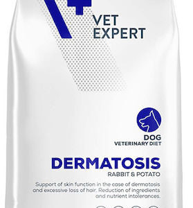 VetExpert Dermatosis 2kg Ξηρά Τροφή χωρίς Σιτηρά & Γλουτένη για Ενήλικους Σκύλους με Κουνέλι και Πατάτες