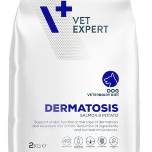 VetExpert Dermatosis 12kg Ξηρά Τροφή χωρίς Σιτηρά & Γλουτένη για Ενήλικους Σκύλους με Πατάτες και Σολομό