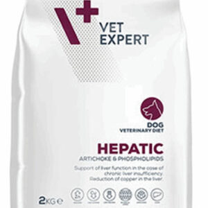 VetExpert Hepatic 2kg Ξηρά Τροφή για Ενήλικους Σκύλους με Πουλερικά, Ρύζι, Κρέας, Συκώτι και Καλαμπόκι