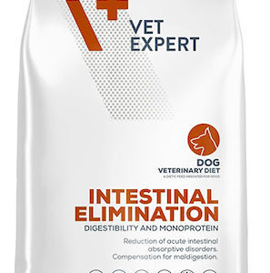 VetExpert Intestinal Elimination 8kg Ξηρά Τροφή χωρίς Γλουτένη για Ενήλικους Σκύλους με Γαλοπούλα