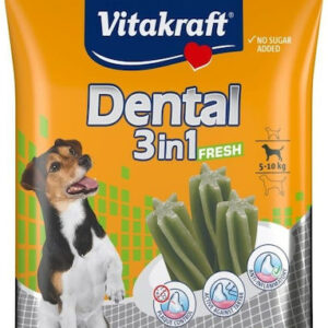 Vitakraft Dental 3in1 Fresh Οδοντική Λιχουδιά Για Μεσαίες Φυλές 7 Sticks