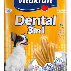 Vitakraft Dental 3in1 Οδοντικό Stick Σκύλου κατά της Κακοσμίας για Μικρόσωμες Φυλές 70gr 7τμχ 330251