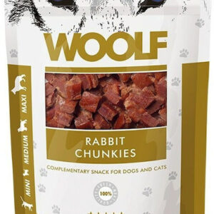 Woolf Snacks Woolf Λιχουδιά για Κουτάβια με Κουνέλι και Λαγό 100gr
