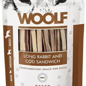 Woolf Snacks Woolf Long Λιχουδιά Σκύλου με Μπακαλιάρο 100gr
