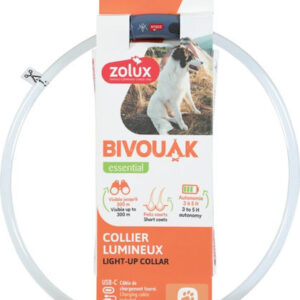 Zolux Bivouak Led Silicone Collar Blue
