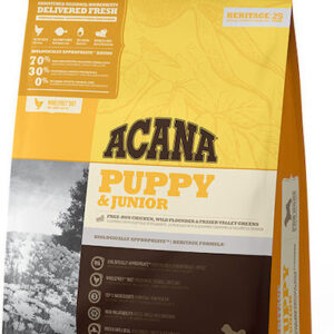 Acana Puppy & Junior 2kg Ξηρά Τροφή χωρίς Σιτηρά για Κουτάβια Μεσαίων Φυλών με Λαχανικά και Πουλερικά